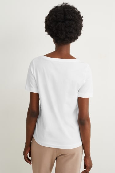Femmes - T-shirt basique - blanc