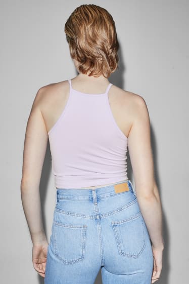 Damen - CLOCKHOUSE - Crop Top - hellviolett