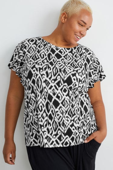Femmes - T-shirt - noir / blanc