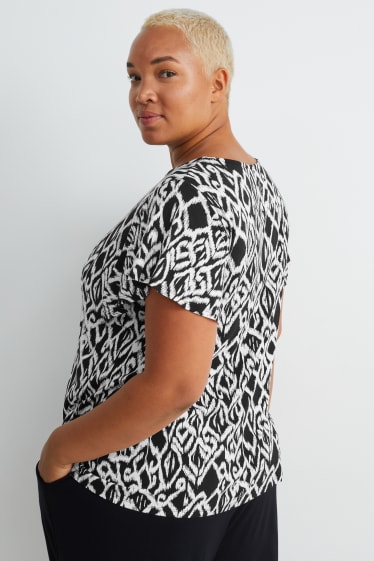 Femmes - T-shirt - noir / blanc