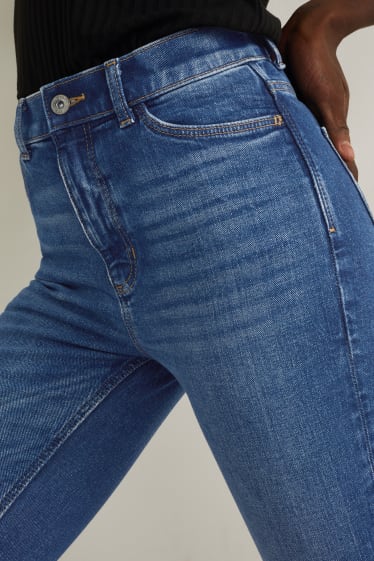 Dámské - Slim jeans - high waist - LYCRA® - džíny - modré