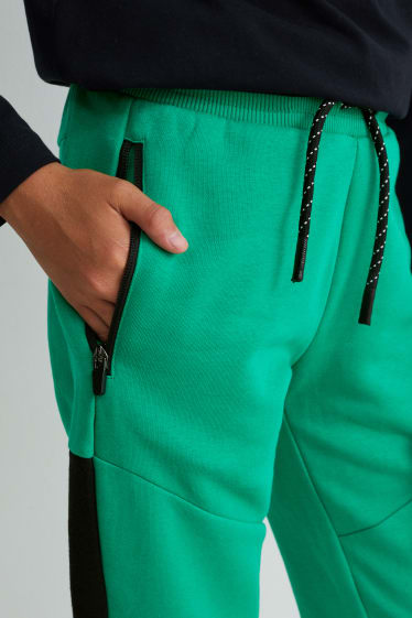 Kinderen: jongens - Joggingbroek - groen