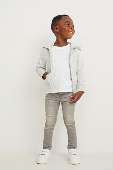 Kinder - Skinny Jeans - Jog Denim - LYCRA® - helljeansgrau