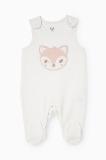 Baby Girls - Romper set - 2 piece - pale pink