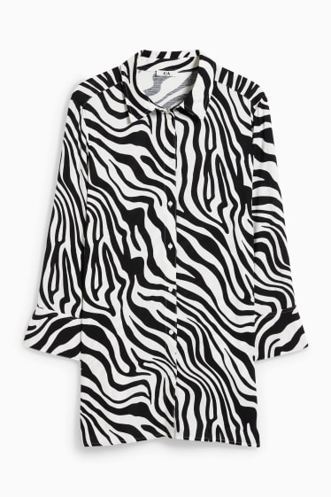 Donna - Blusa - fantasia - nero / bianco