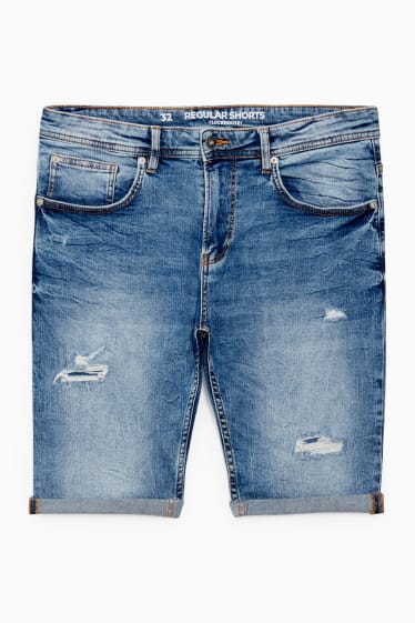 Uomo - Shorts di jeans - jeans azzurro