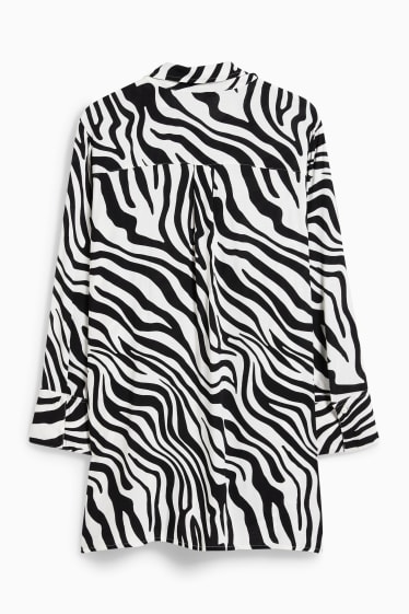 Donna - Blusa - fantasia - nero / bianco