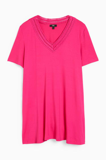 Kobiety - T-shirt - różowy