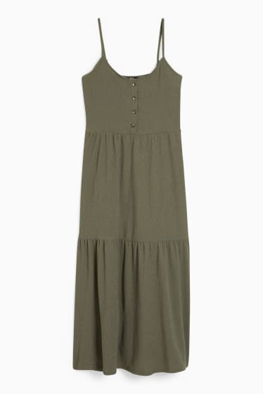 Mujer - Vestido fit & flare - verde oscuro