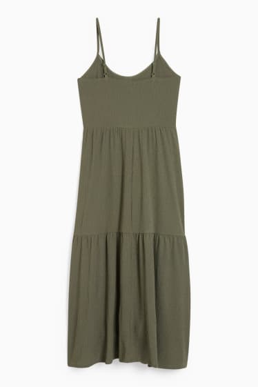 Mujer - Vestido fit & flare - verde oscuro