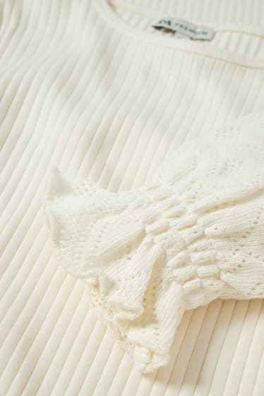 Bambine - Maglione - bianco crema