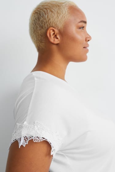 Damen - T-Shirt - weiß