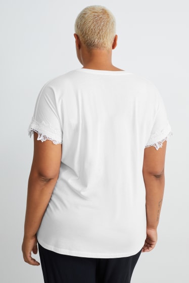 Damen - T-Shirt - weiß