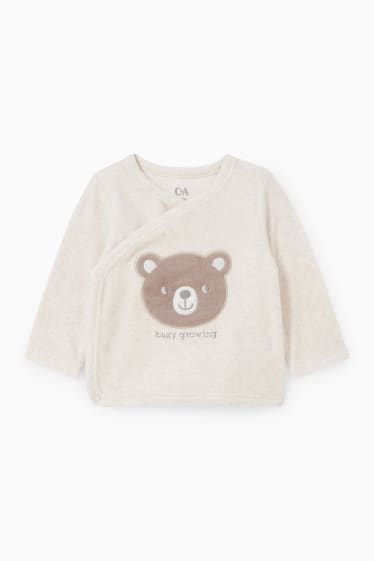 Unisex - Conjunt per a nounat - 2 peces - crema
