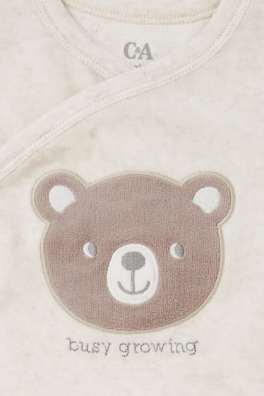 Unisex - Conjunt per a nounat - 2 peces - crema