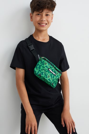 Enfants - Minecraft - sac banane - vert