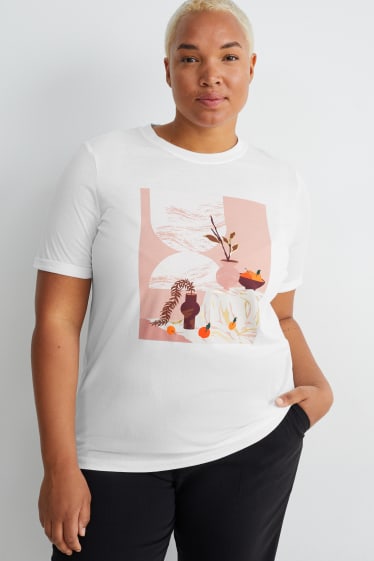Femmes - T-shirt - blanc