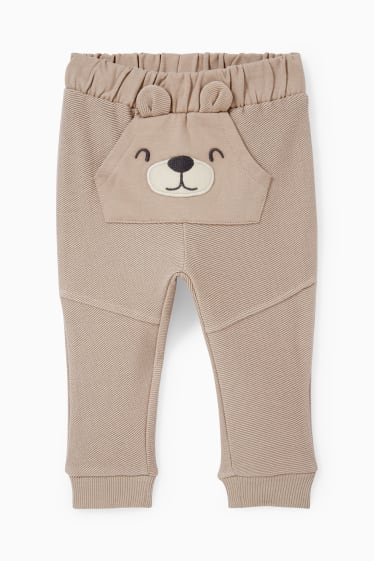 Baby Jungen - Baby-Jogginghose - beige