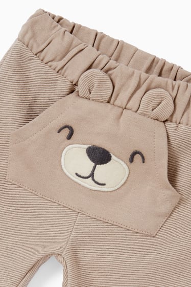 Baby Jungen - Baby-Jogginghose - beige
