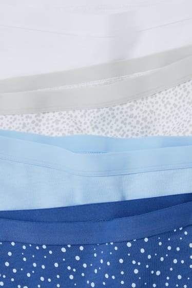 Kinderen - Set van 8 - boxershorts - lichtblauw