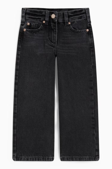 Enfants filles - Wide leg jean - jean gris