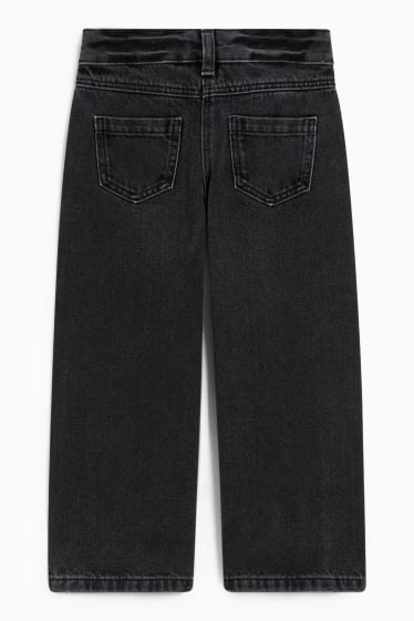 Enfants filles - Wide leg jean - jean gris