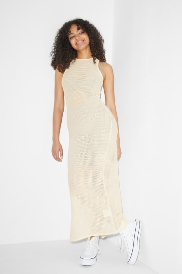 Damen - CLOCKHOUSE - Strandkleid - cremeweiß