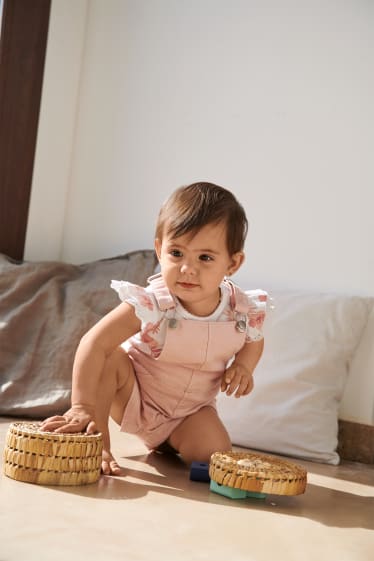 Babies - Baby outfit - 2 piece - rose