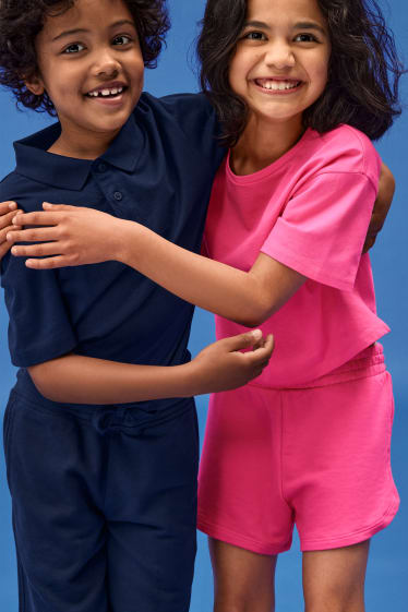 Kinder Jungen - Poloshirt - dunkelblau