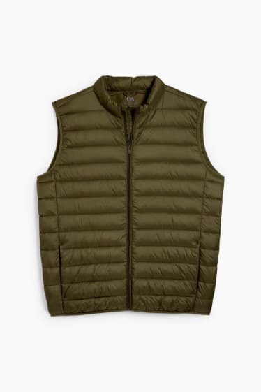 Men - Quilted gilet - green