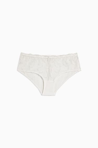 Damen - Hipster - cremeweiß