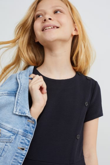 Bambine - Vestito - blu scuro