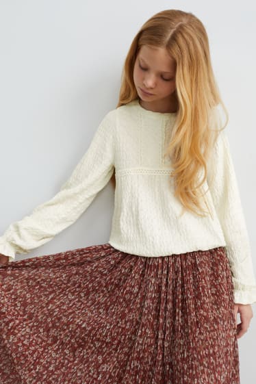 Bambine - Blusa - bianco crema