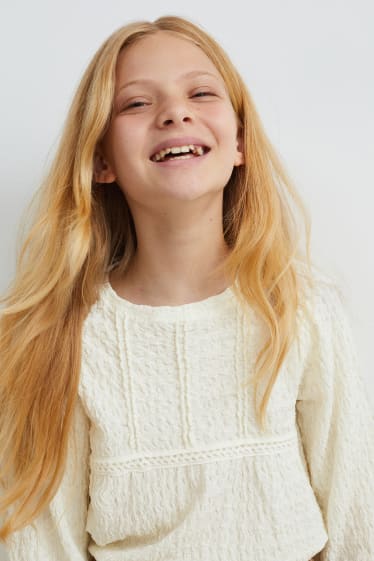 Bambine - Blusa - bianco crema