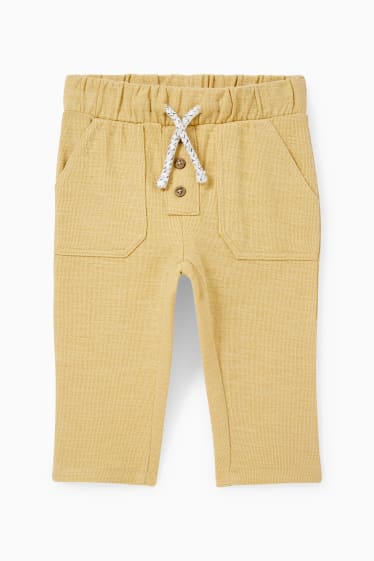 Bébés - Pantalon de jogging bébé - jaune clair