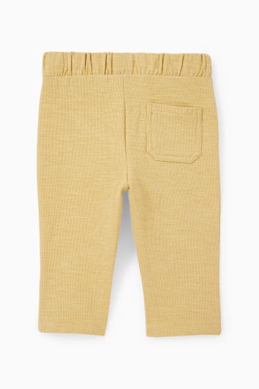 Bébés - Pantalon de jogging bébé - jaune clair