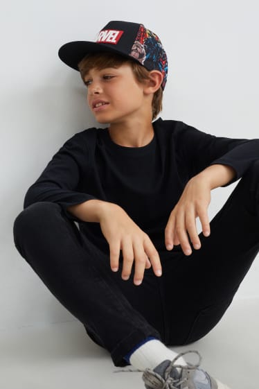 Bambini - Marvel - cappellino da baseball - nero