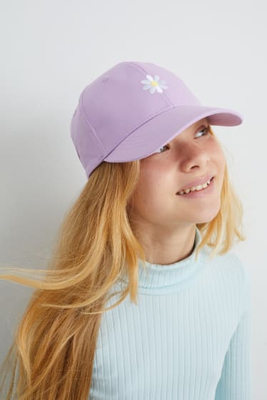 Kinderen: meisjes - Baseballpet - paars