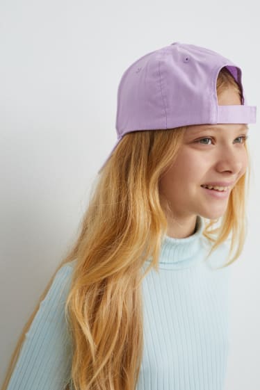 Kinderen: meisjes - Baseballpet - paars