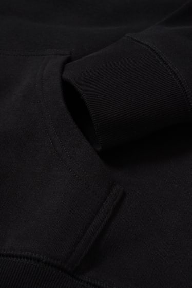 Damen - Basic-Hoodie - schwarz