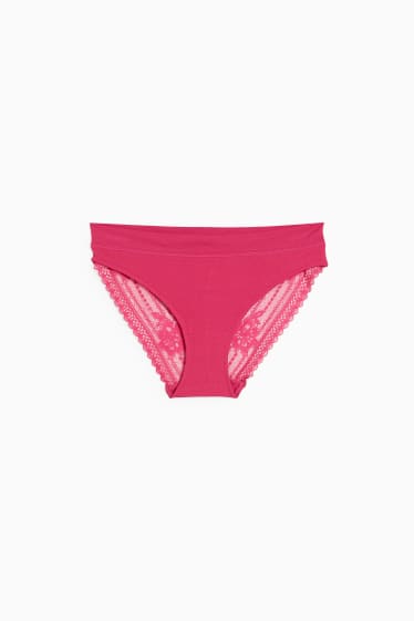 Femmes - Culotte - sans coutures - rose foncé