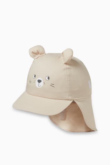 Bébés - Casquette pour bébé - beige