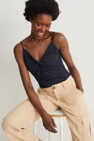 Donna - Top - blu scuro