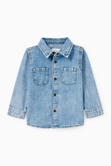 Bébés garçons - Chemise en jean pour bébé - jean bleu clair