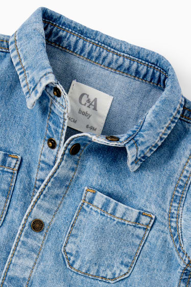 Bébés garçons - Chemise en jean pour bébé - jean bleu clair