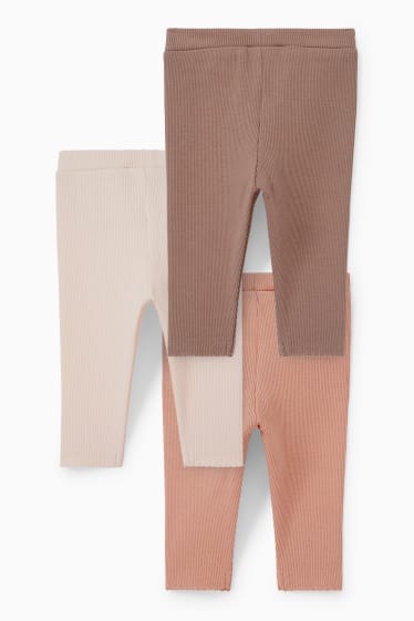 Nadó nena - Paquet de 3 - leggings per a nadó - rosa