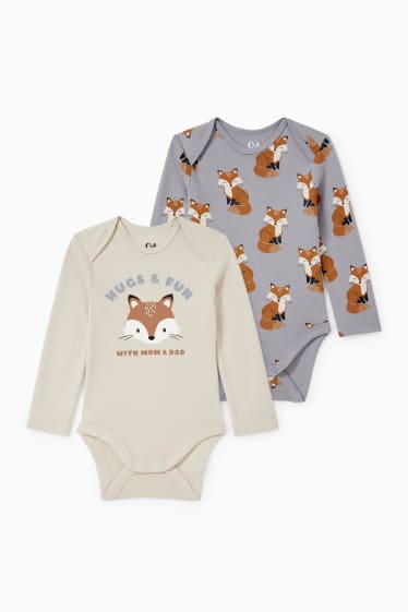 Unisex - Multipack 2 ks - body pro miminka - šedá