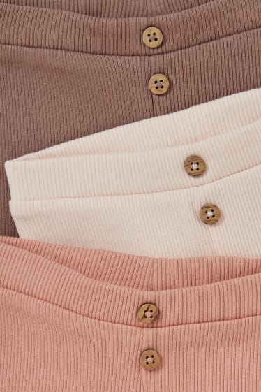 Nadó nena - Paquet de 3 - leggings per a nadó - rosa