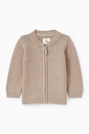 Bébés garçons - Gilet en maille bébé - beige