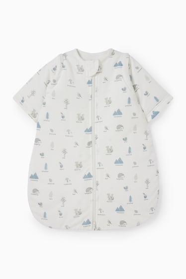 Baby Buben - Baby-Schlafsack - 0-6 Monate - weiß